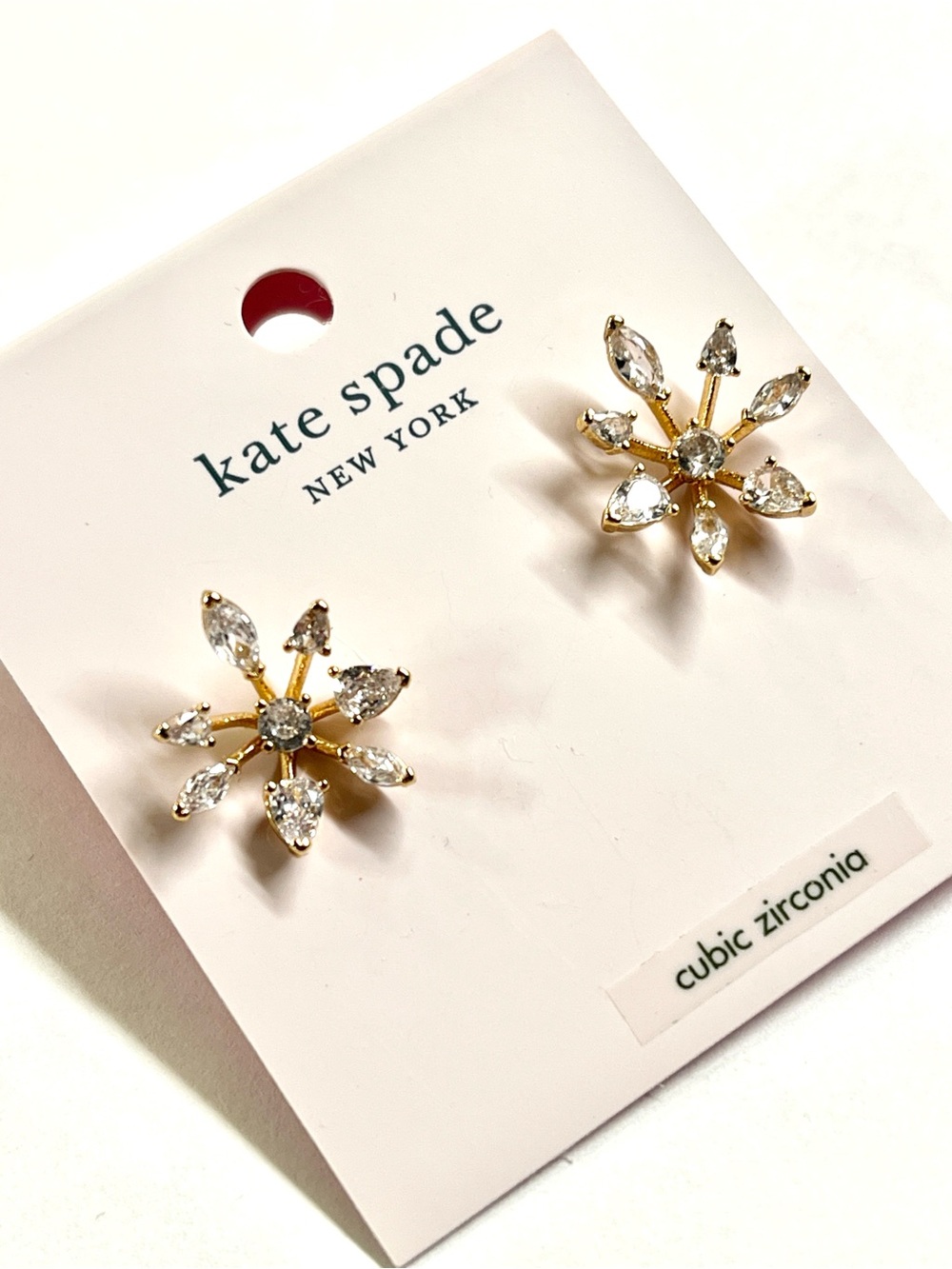 Kate Spade Snow Day Stud Earrings NWT